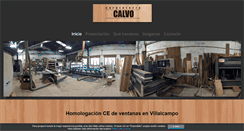 Desktop Screenshot of carpinteriacalvo.com